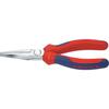 Snipe nose pliers, chrome-plated with multi-component handles type 30 15